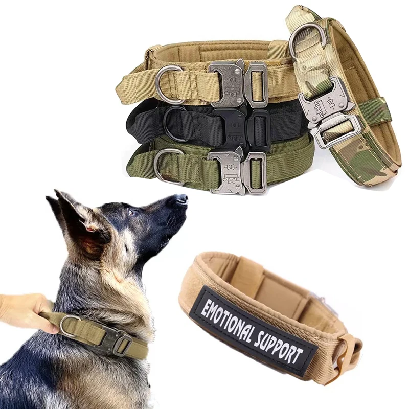 Tactical Police Dog Collar Military Adjustable Duarable Nylon German Shepard For Medium Large 1005005494459223