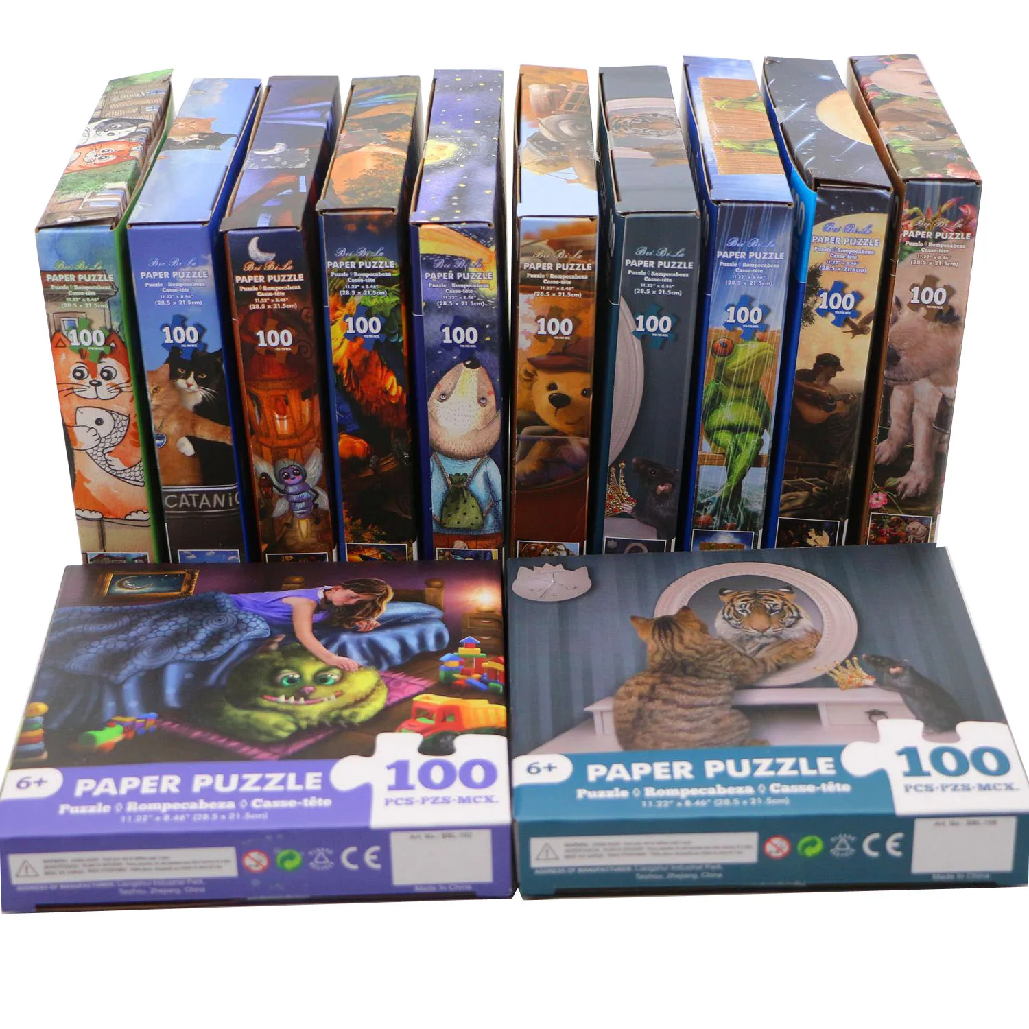 100 Pieces Jigsaw Puzzle Assembling Picture Dog Animals Decompression Puzzles Toy for Adult 1005005498849466