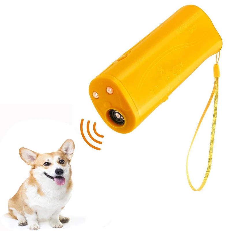 3 In 1 Anti Barking Stop Bark Dog Training Device Dog Training Repeller Control LED Ultrasonic Anti 1005005502558202