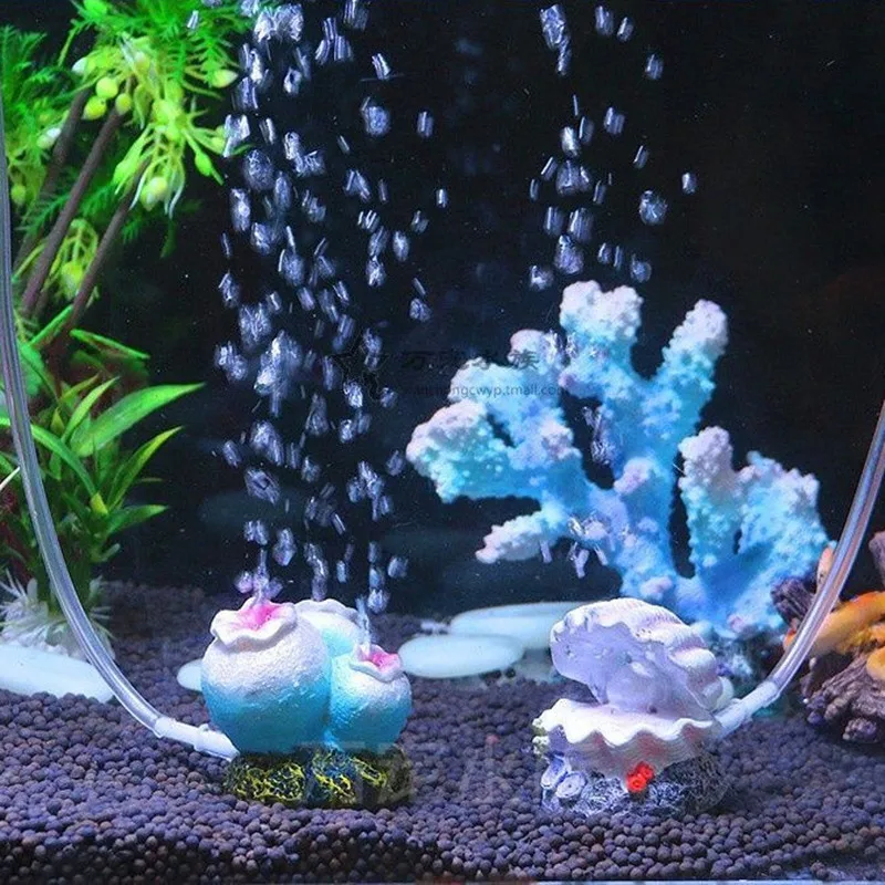 Volcano Aquarium Accessories, Rockery Ornaments, Aeration Pump, Bubble Stone, Fish Tanks 1005005519507485