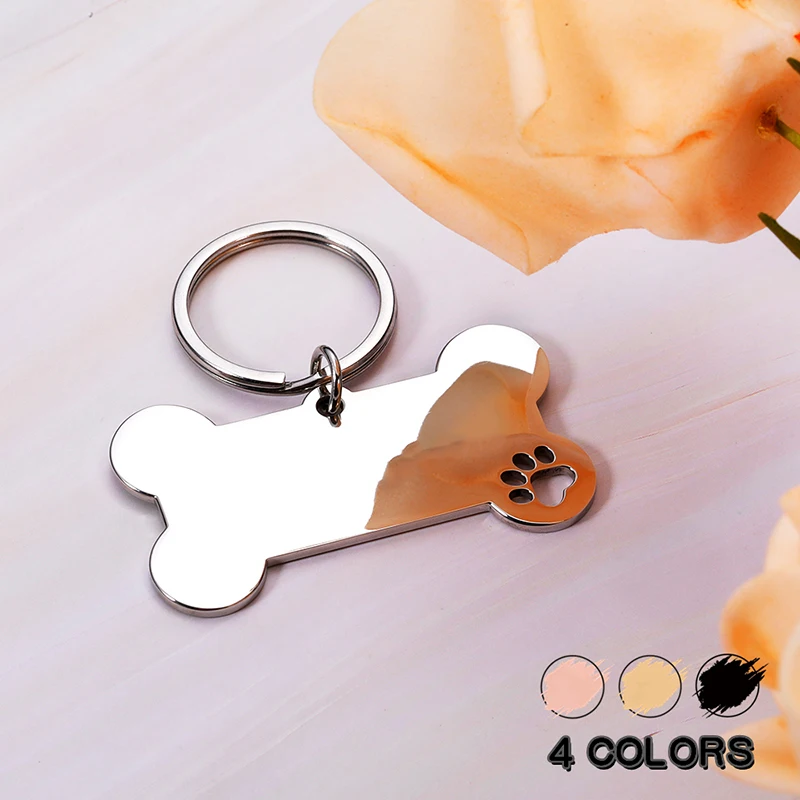 Pet Dog Tags Shiny Steel Kitten Puppy Anti-lost Collars Tag for Dog Cat Pet Accessoires Dog 1005005529361177