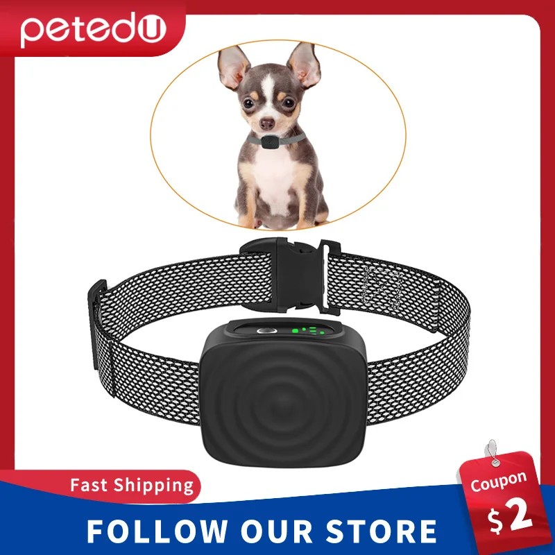 Pet Dog Anti Bark Device USB Ultrasonic Intelligent Electric Dogs Training Collar Dog Stop Barking 1005005548927944