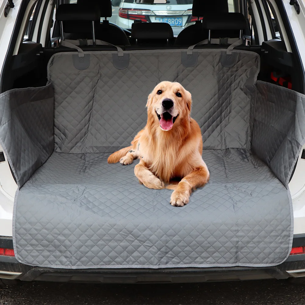 Dog Car Seat Cover Pet Travel Dog Carrier Car Trunk Mat Waterproof SUV Cargo Liner For Dogs 1005005562797695