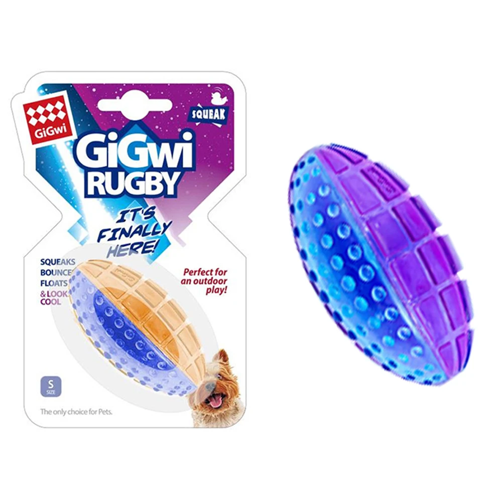 Pet Dog Puppy Squeaky Chew Toys Sound Pure Natural Non-toxic Rubber Outdoor Play Small medium Dogs 1005005565539393