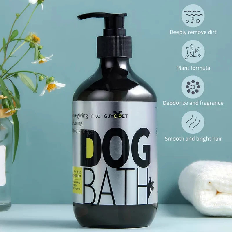 Pet Shampoo for Dogs Dry Skin amp Itch Relief Anti-flea Bath Wash Pet Shower Anti Ticks Cats Hair 1005005572564988
