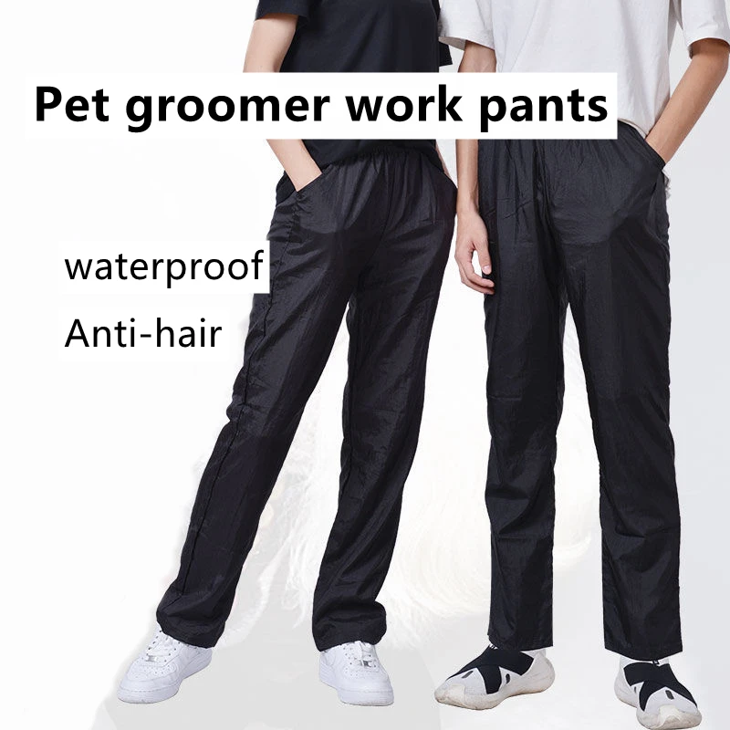 Pet Grooming Work Clothes Long Trousers Cropped Pants Waterproof Shorts Non Hair Stained Hair Salon 1005005579918691