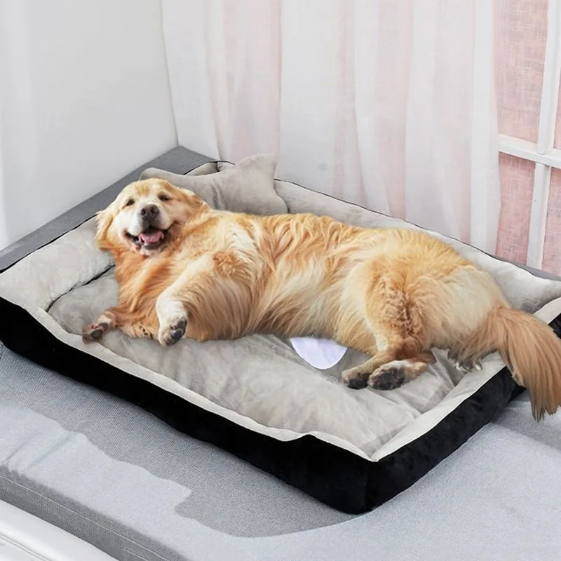 Winter Big Dog Bed Warm Fleece Pet House XXS to XXL for Small Medium Large Dogs Golden Retriever 1005005593146805