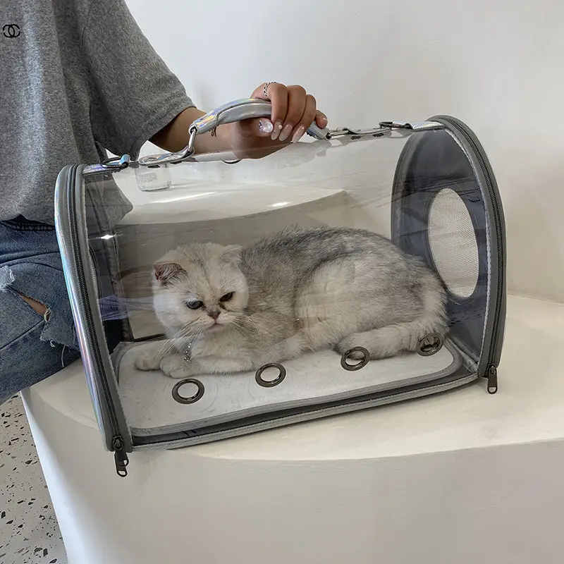 Cat Carrier Cat Bag Transparent Going Out Portable Bag Car Cat Breathable Space Capsule Pet 1005005598633591