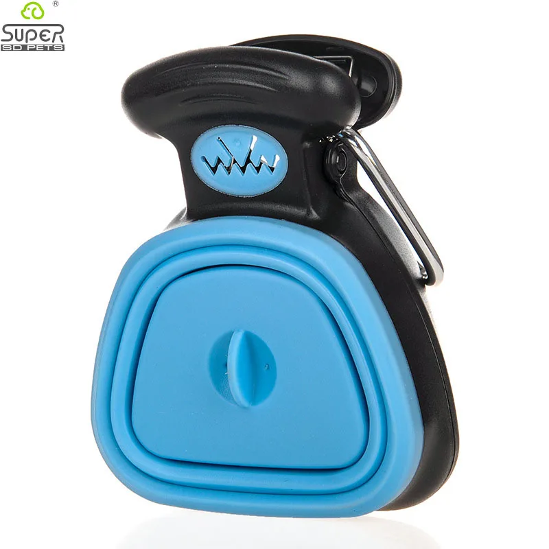 Dog Pet Travel Foldable Pooper Scooper With 1 Roll Decomposable bags Poop Scoop Clean Pick Up 1005005601829958