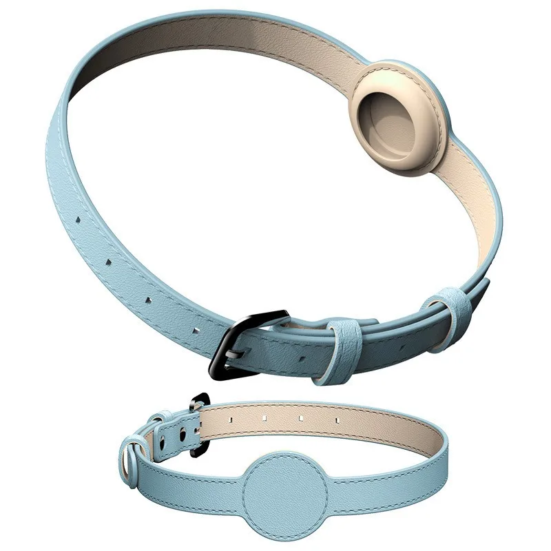 For Apple Airtag Protective Tracker Waterproof Pet Dog Anti-lost Positioning Silicone PU Collar 1005005606815835