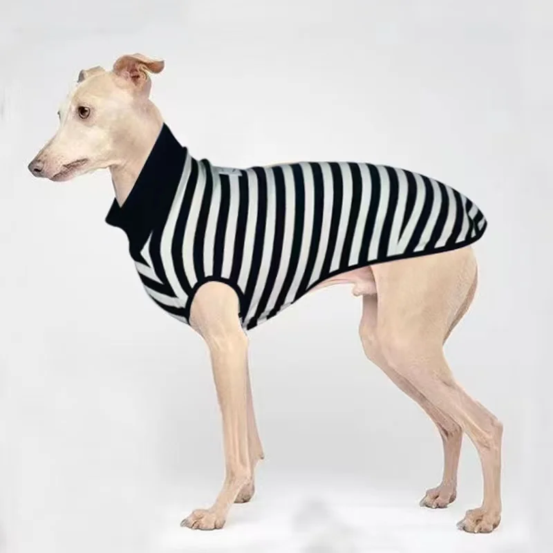 Fashionable pet dog clothes vest T-shirt dog striped clothes pure cotton small and large pet dog 1005005607369143