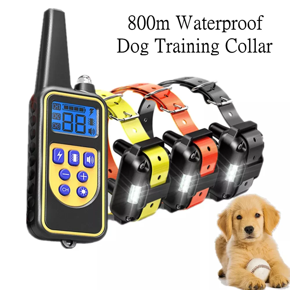 800m Digital Dog Training Collar Waterproof Rechargeable Remote Control Pet with LCD Display for 1005005611008633