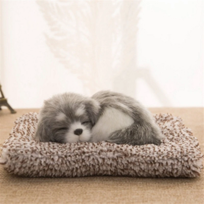 Car Stuffed Toys Lovely Simulation Animal Plush Sleeping Dogs Toy Kids For Car Decor 1005005632890409