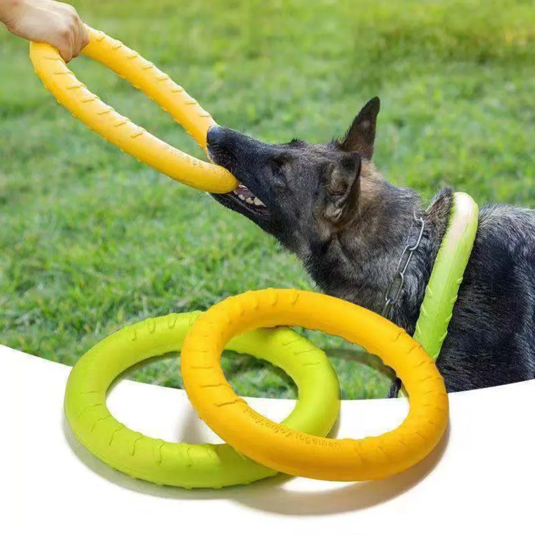 Dog Ring Toys Indestructible Chewing Flying Floating Training Tools Fetch for Small Medium Large 1005005636844038