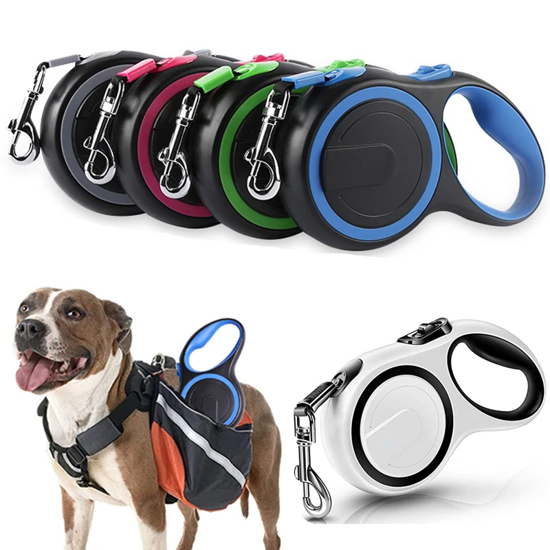 3/5/8M Pet Dogs Extending Leash Durable Nylon Automatic Retractable Doggy Leash Leads for Small 1005005665628282