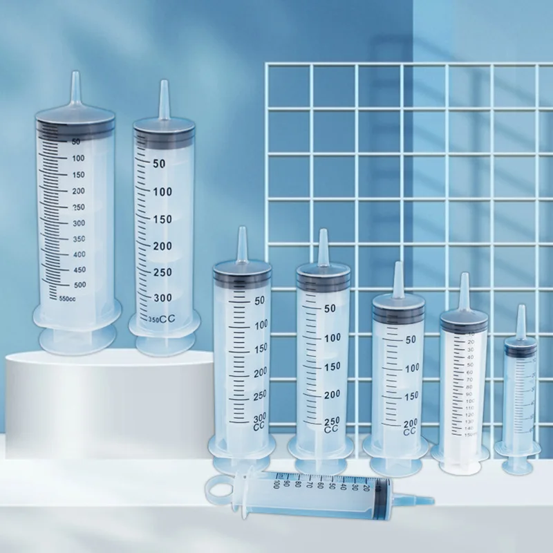 500ml Large Capacity Plastic Syringe Reusable Washable Pump Syringe Measuring Suction (150ml) 1005005677022708