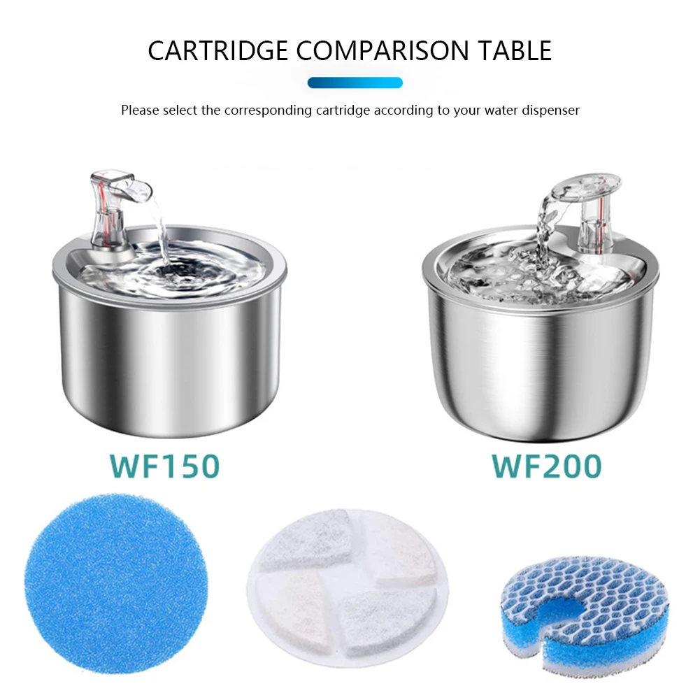 Cat Water Fountain Ion Resin Cotton Cats Water Activated Carbon Filter Pet Fountain Filters 1005005692430751