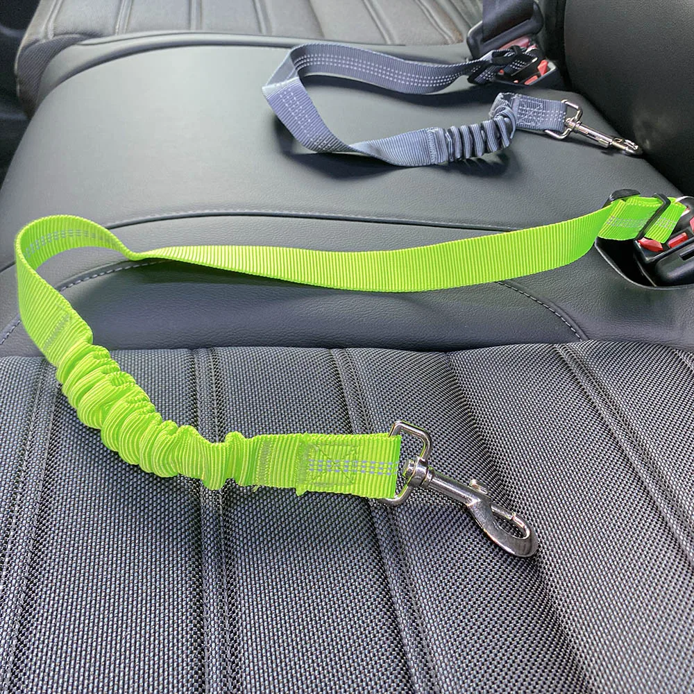 Dog Seat Belt Adjustable Pet Car leash Harness Safety Leads for Vehicle Elastic Car Safety Belt 1005005699957201