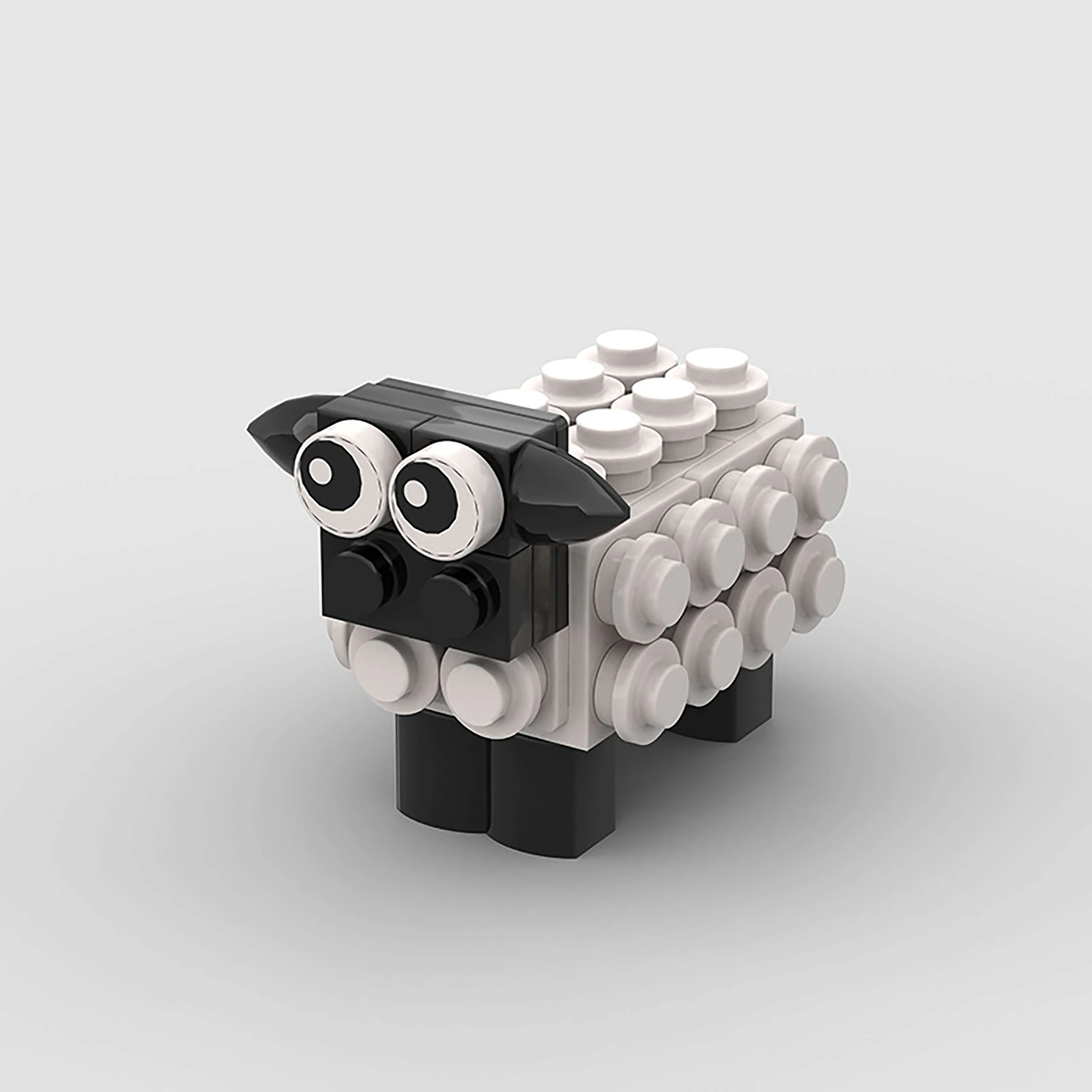 Cute And Creative Small Animal Sheep Building Blocks Toys, Cartoon Pet Gifts For Children 1005005709170292