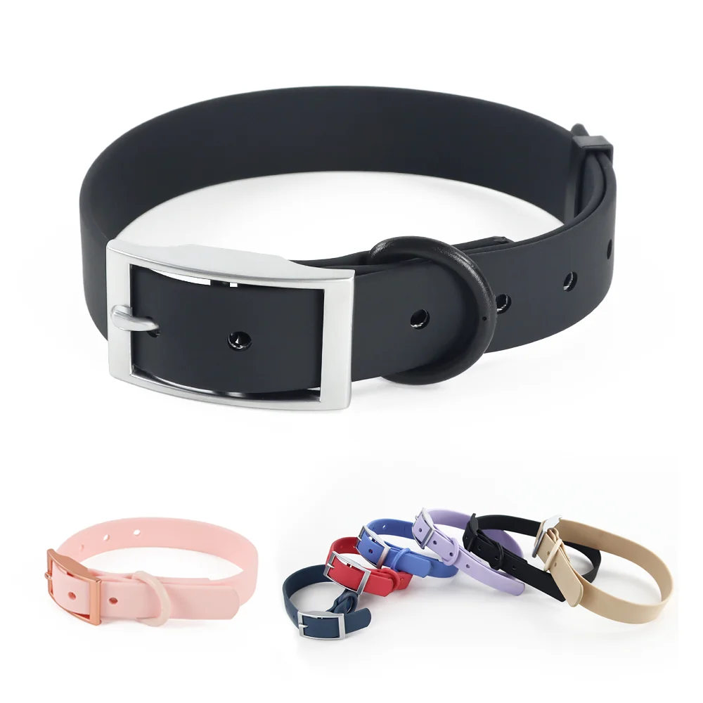 Universal Waterproof Dog Collars With Zinc Alloy Buckle PVC Rubber for Medium Small Dog Collar for 1005005748339202