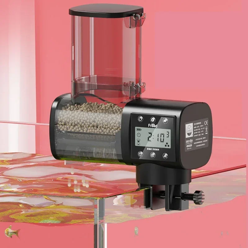 Aquarium Fish Tank Feeder Intelligent Automatic Feeder Digital Timing Wifi Wireless Remote Control 1005005750386949