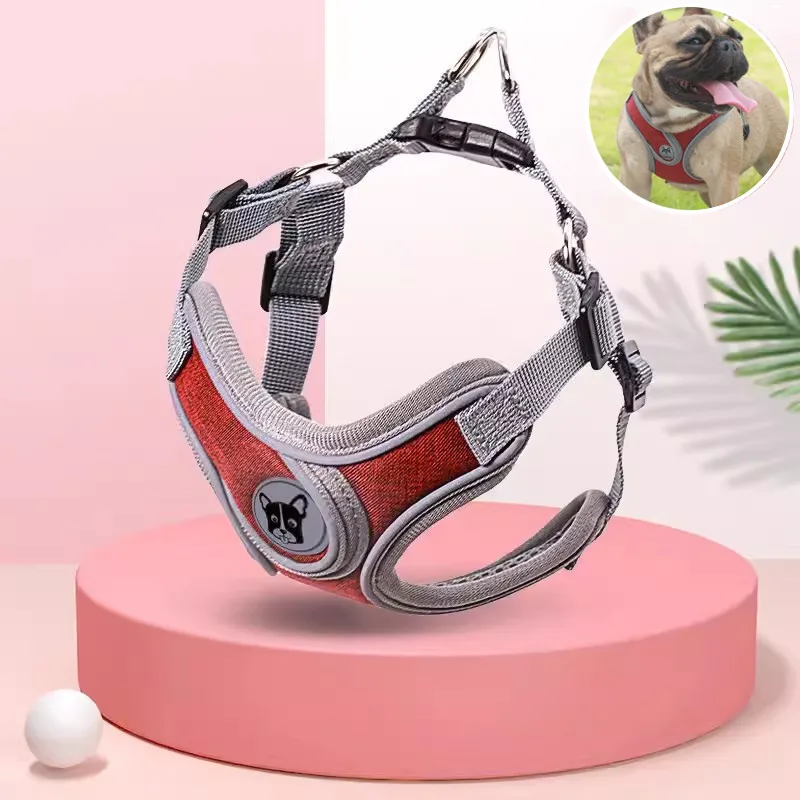 Dog Cat Harness Vest Chest Rope Reflective Breathable Adjustable Pet Harness for Small Medium Dogs 1005005751479715
