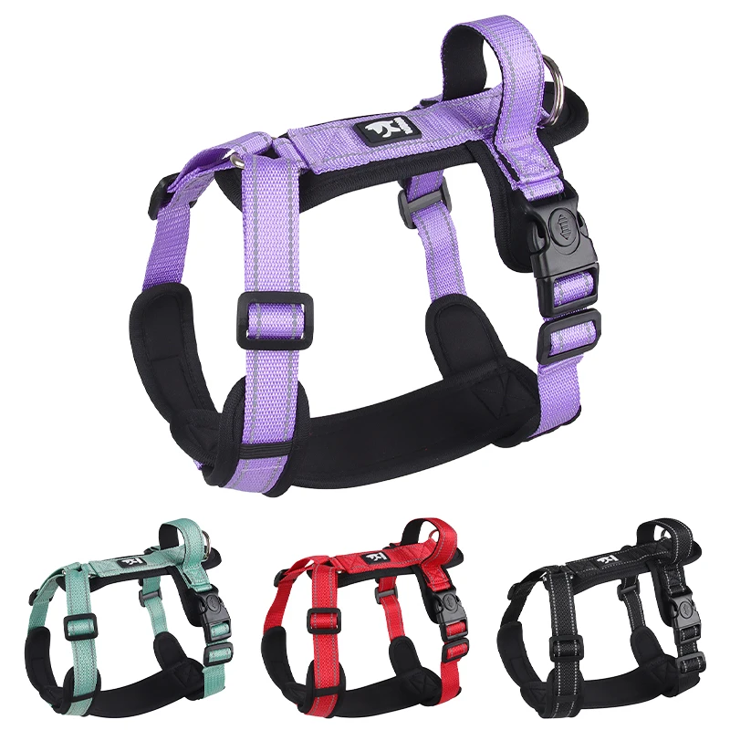 Pet Dog Harness With Handle for Medium Large Dogs French Bulldog Vest Harness Adjustable Puppy 1005005753722456
