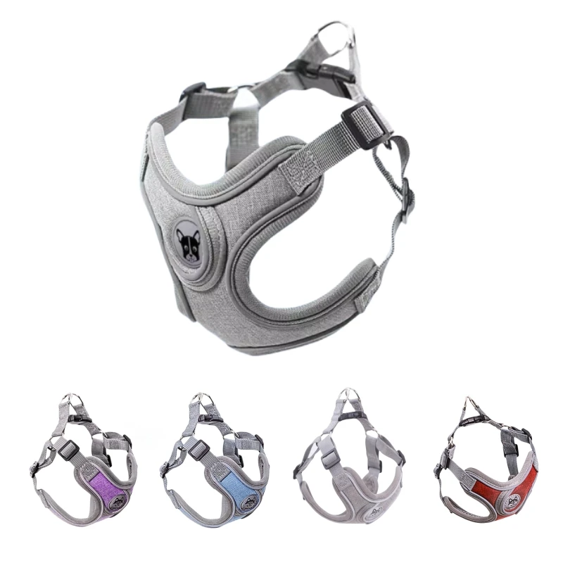 Dog Harness Adjustable Pet Harness Vest For Small Large Dog Cat Reflective Mesh Puppy Cat Chest 1005005754192345