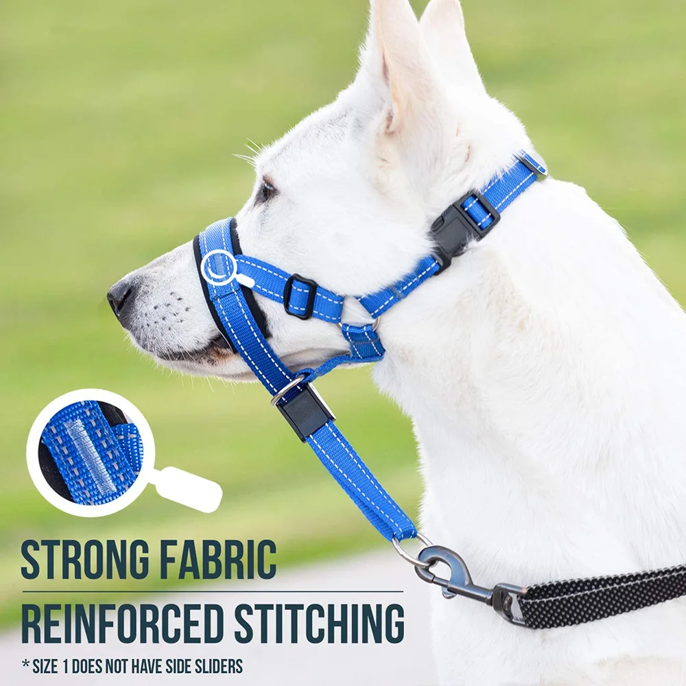 Dog Mouth Muzzles Anti Bark Dog Collar Breathable Dog Training Tool Nylon Muzzle Set With 1005005758511414