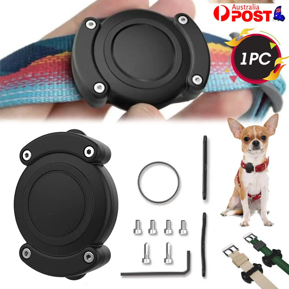 Fashion Dog Collar With Apple Air tag Case Nylon Pet Collar Reflective Soft Anti-lost Tracking 1005005768735651
