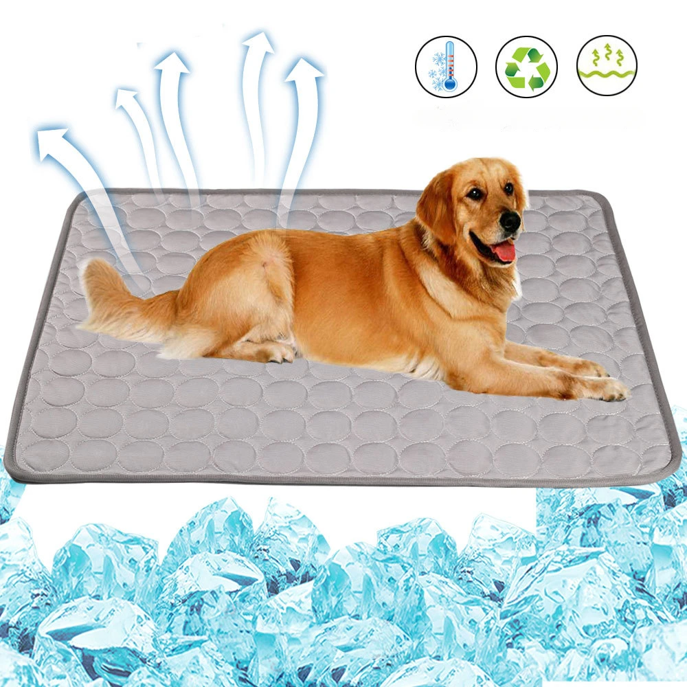 Dog Cooling Mat Extra Large Summer Pet Cold Bed for Small Big Dogs Cat Durable Blanket Sofa Cat Ice 1005005809235659