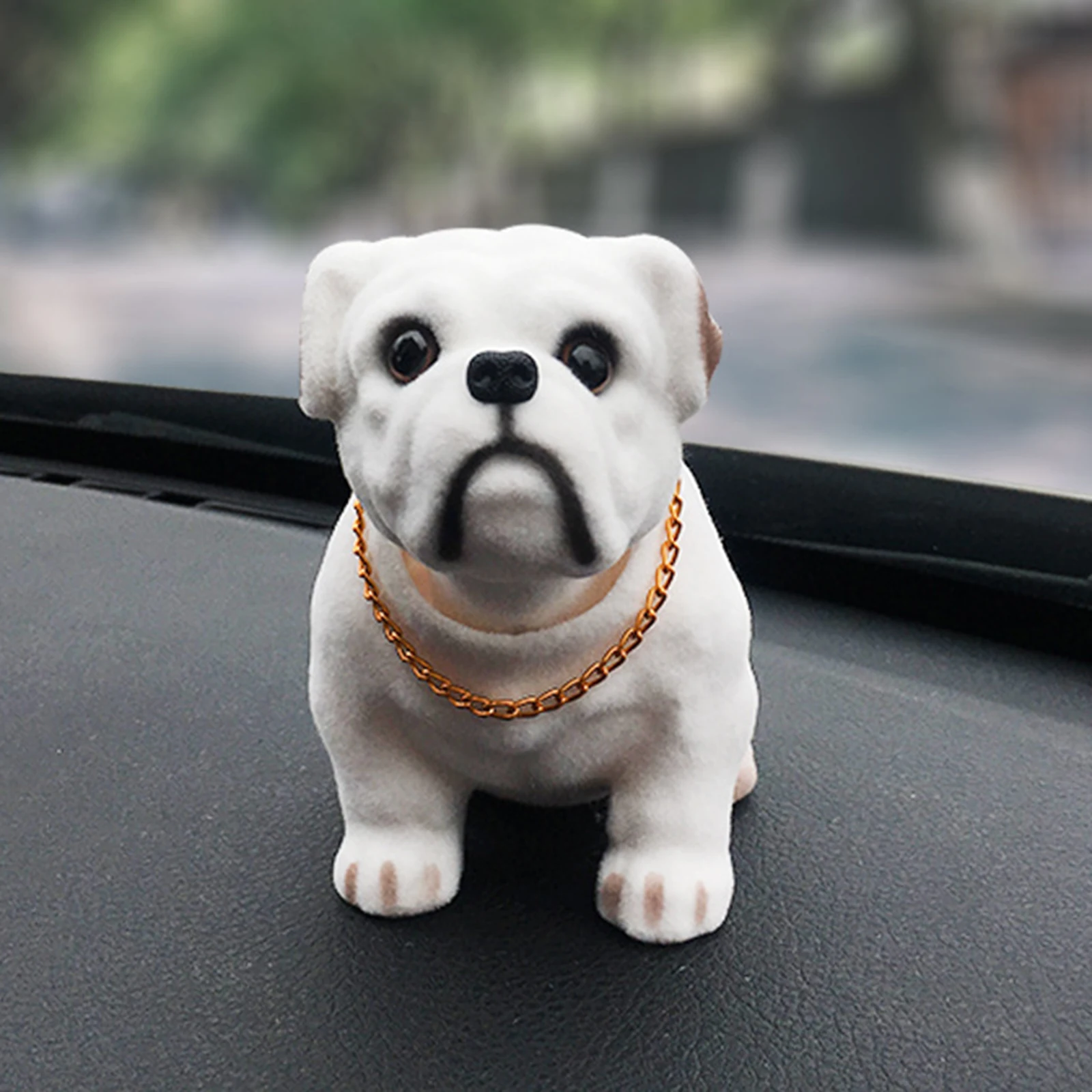Doll Nodding Dog Shaking Head Dog Resin Car Ornaments Puppy Cute Dog Toy Figure Statue for Car 1005005809805687