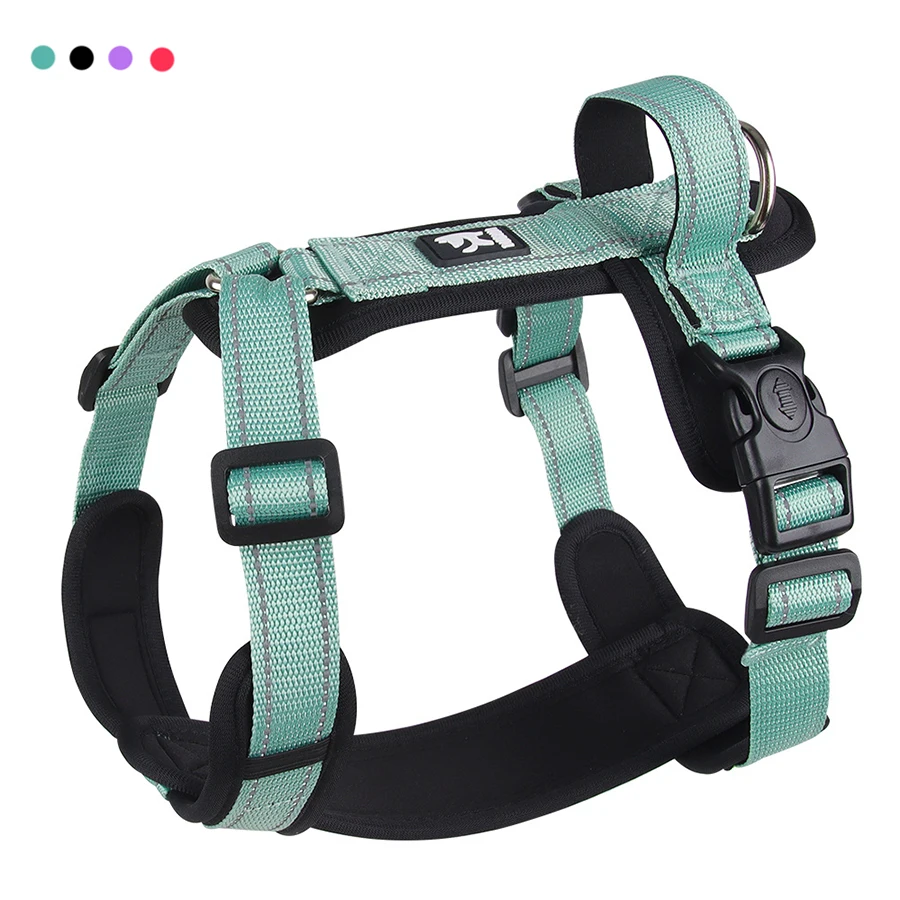 New Pet Dog Harness Reflective With Handle Easy Control Dog Vest Harness Adjustable Puppy Chest 1005005814593692
