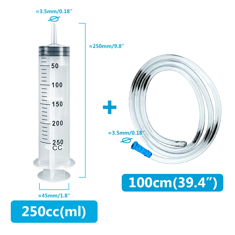 Multifunction Plastic Injector Large Capacity With Tube Reusable Pump Tools Measuring Pet Feeding 1005005825021947