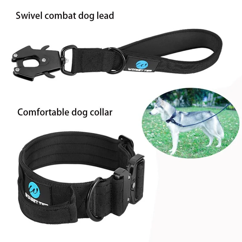 Leash Tactical Dog Collar 1005005828979387