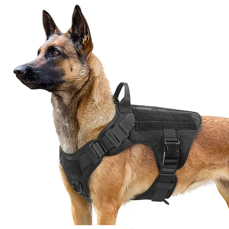Tactical Dog Harness Military Pet German Shepherd Training Vest and Leash Set for Small Medium 1005005834691200