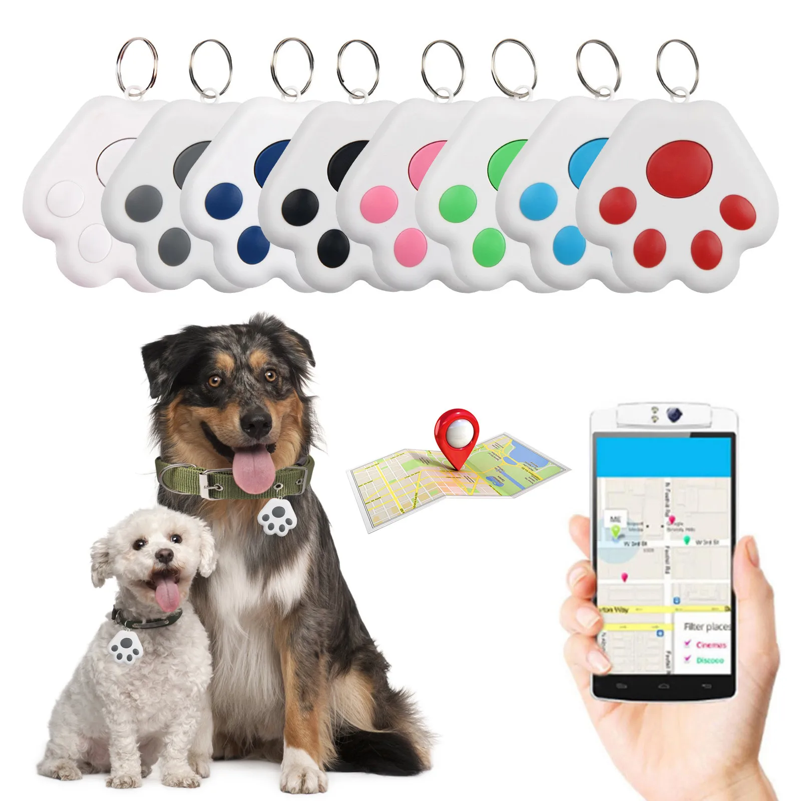 Mini Cat Dog Pet Tracking Locator GPS Anti-lost Tracking Device Real Time Monitoring Support Mobile 1005005853332056