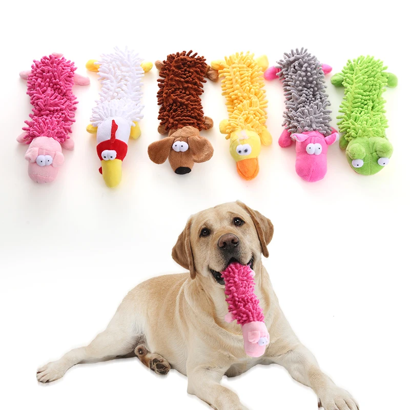 Pet dog toy sound plush toy mop fur shell frog hippo teeth grinding supplies 1005005861897531