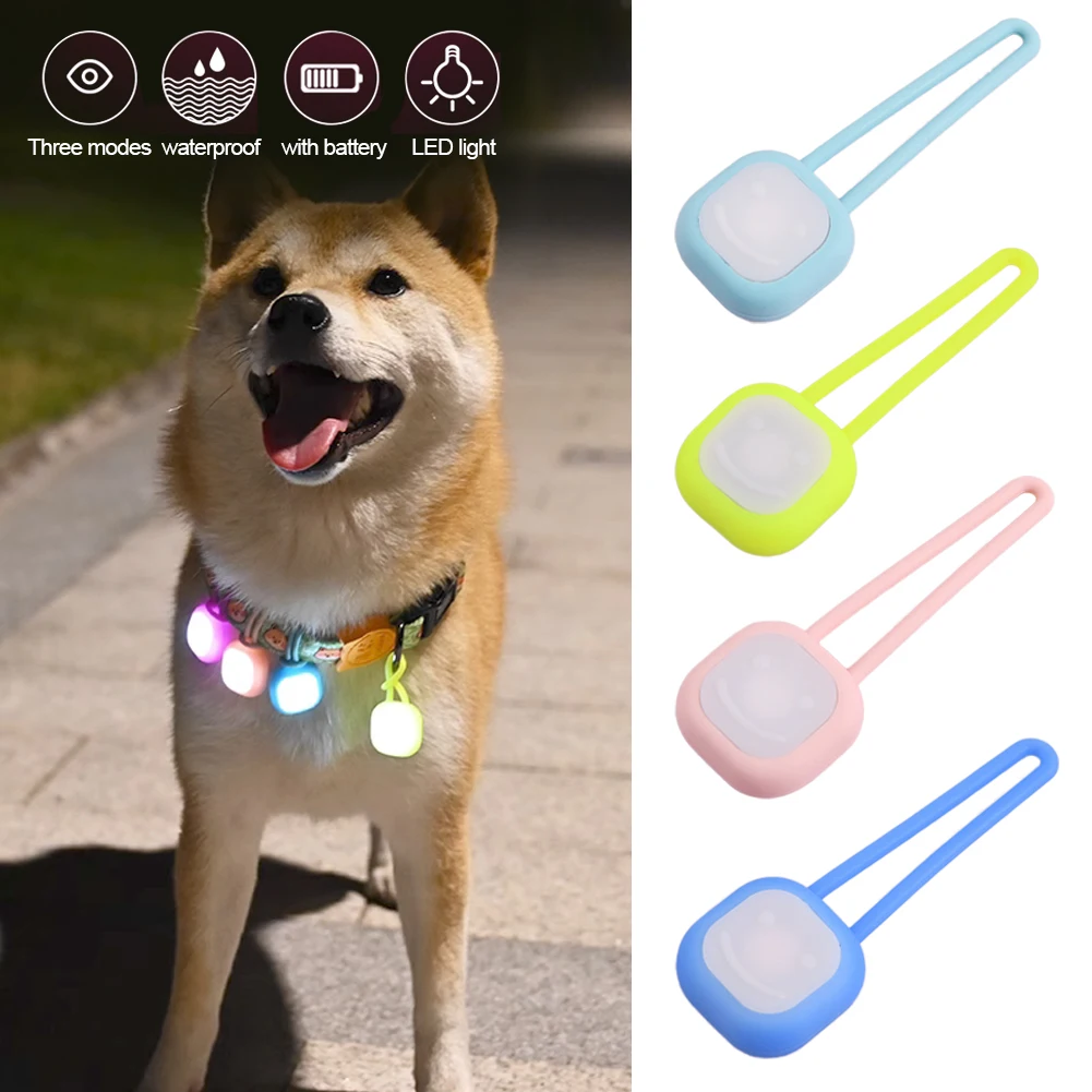 Dog Pet Pendant Lighted Puppy Waterproof Led Safety Flashing Night Light Pet Collar Pendant for 1005005862163978