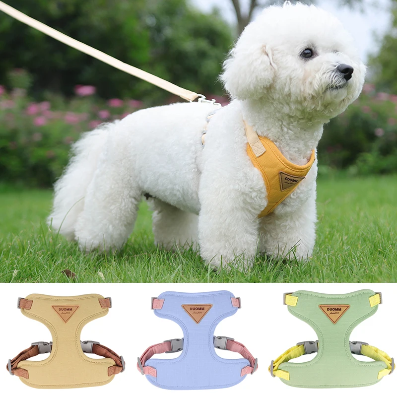 Newest Puppy Dog Harness and Leash Set for Small Dogs Adjustable Pet Harnesses Chihuahua Poodle 1005005862730206