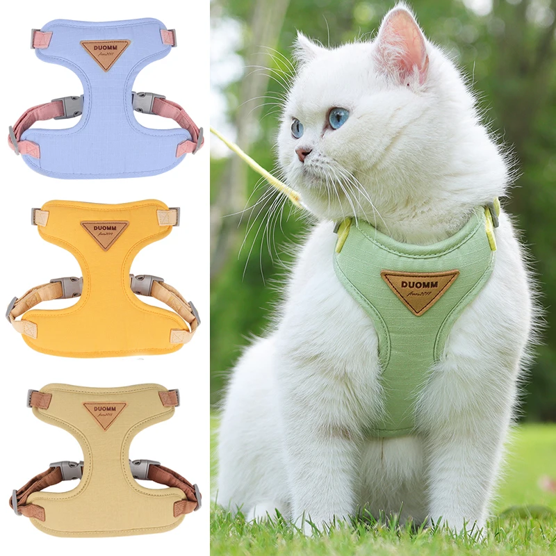 Cozy Soft Cat Harness and Leash for Walking Adjustable Pet Harnesses for Cats Gotas Katten Kleding 1005005863390485