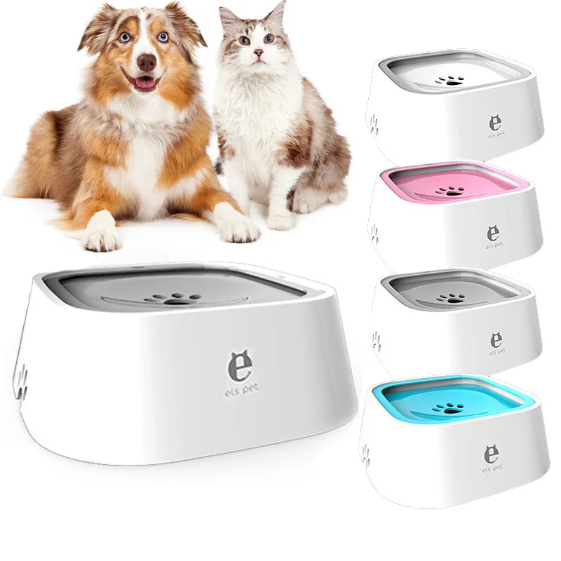 Dog Bowl Floating Bowl Water Drinker Not Wet Mouth Splash Water Cats Dogs Bowl Anti-Overflow Water 1005005866233268