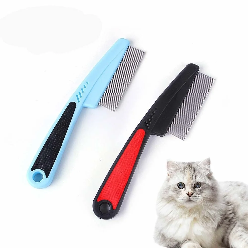 Pet Care Comb Flea Lice Removal Tool Stainless Steel Deworming Opening Knots Cat Dog Grooming 1005005876130393