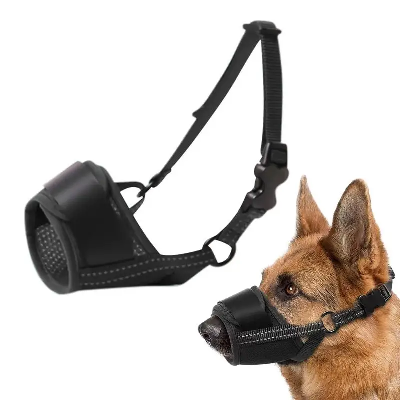Large Dog Muzzle Adjustable Straps Breathable Soft Muzzle For Dog Biting Prevention Anti-Chaos 1005005878129051