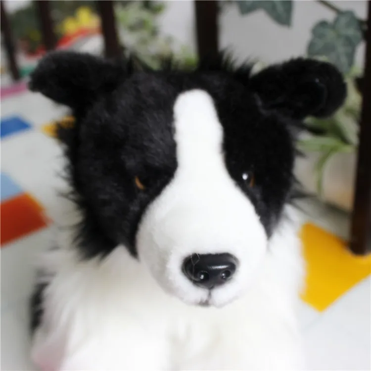 32cm Lifelike Border Collie Plush Toys Soft Puppy Stuffed Animal Dolls Real Life Dog Plush Toys For 1005005881700797