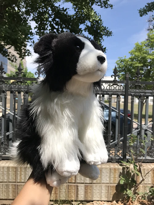 Border Collie High Fidelity Anime Cute Plushie Sheep Dog Plush Toys Lifelike Animals Simulation 1005005881742602