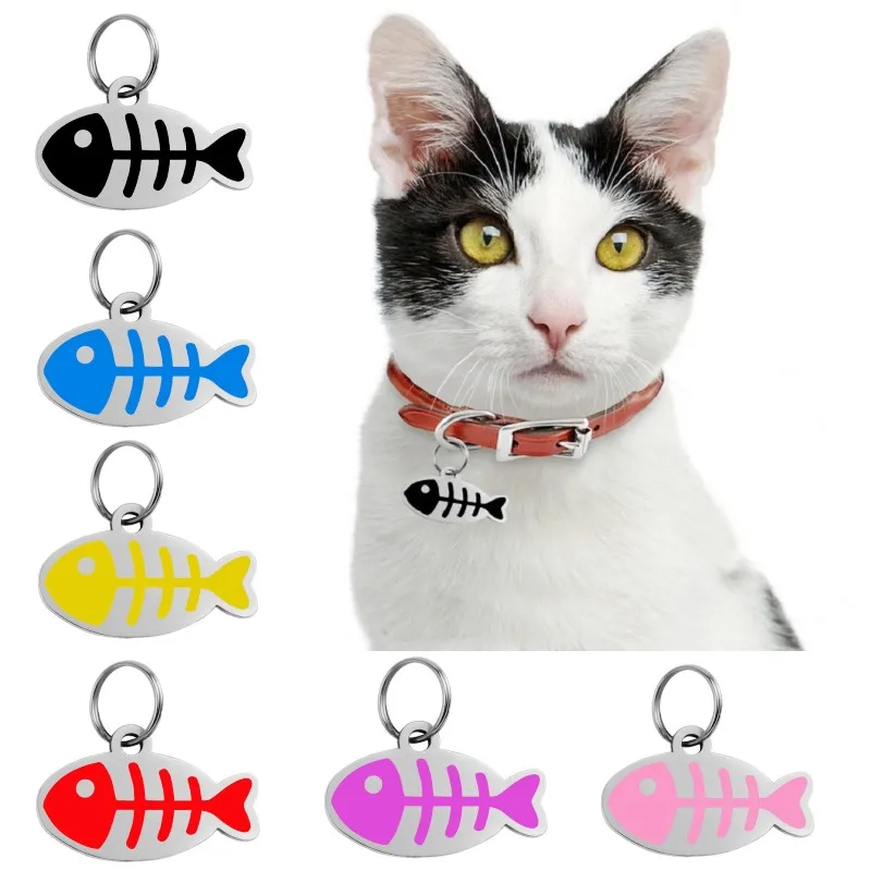 Free Engraved Pet Dog Tag Engraved Puppy Name Anti-Lost Custom Cat Id Tag Fashion Pet Kitten 1005005888468528