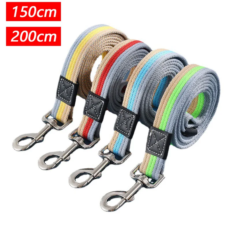 2m Long Dog Training Leash Pet Lead Non-Slip Rubber Nylon Training Walking Rope Work Dog Leashes 1005005906360840