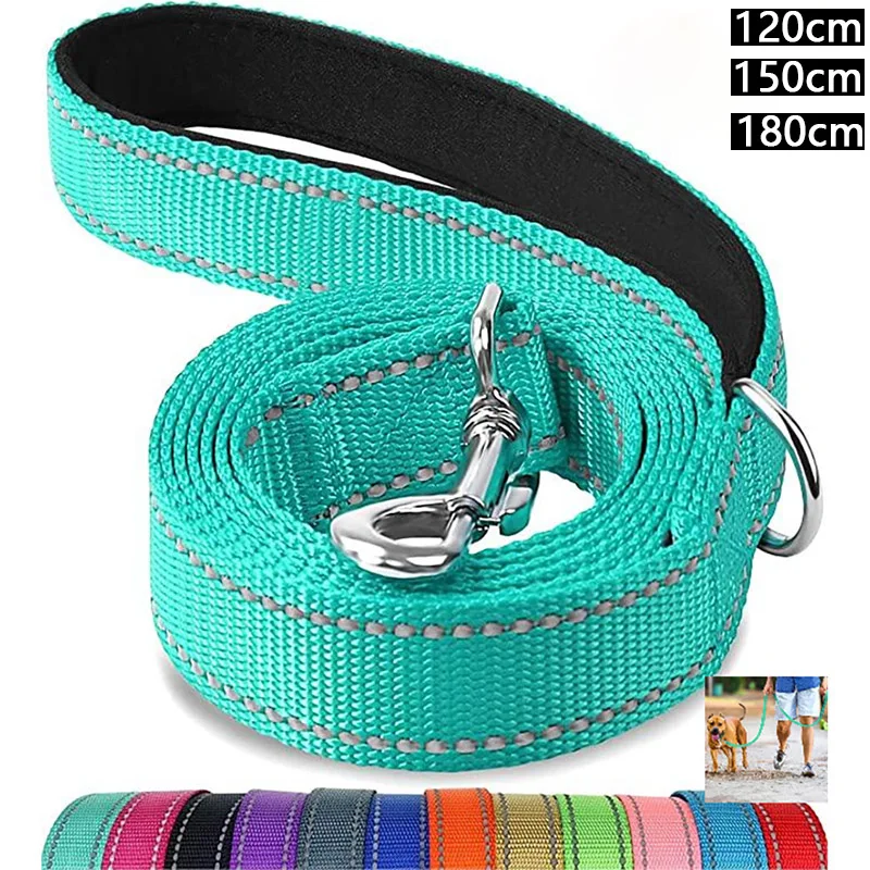 Cats Dogs Harness Collar Lead Strap Night Reflection Dog Pet Towing Rope 1.2/1.5/1.8m Guard Rope 1005005916899686