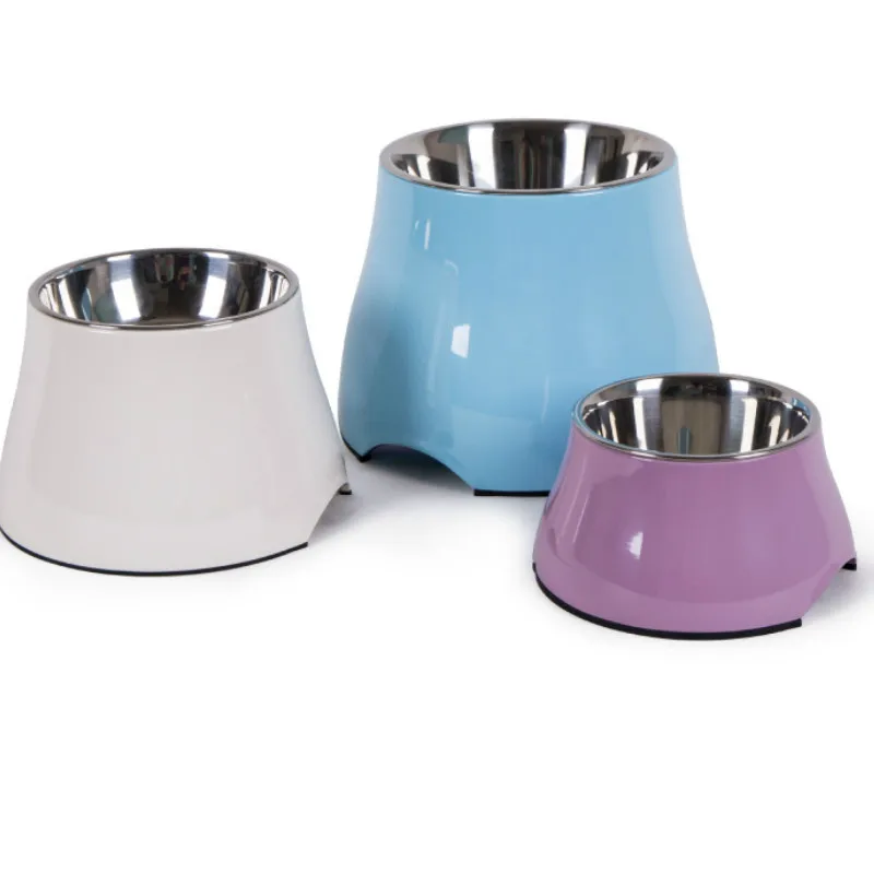 Stainless Steel Cat and Dog Food Bowls Pet Feeding Bowls Non-slip Cat Dog Dish Outdoor Water Storage 1005005923754398